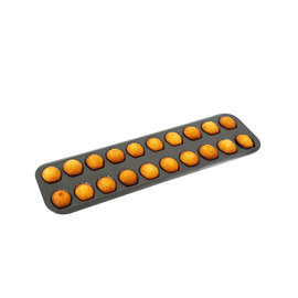 multiform baking sheet • Madeleine cake non-stick coated | 20-cavity L 395 mm W 125 mm product photo  S