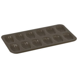 multiform baking sheet • Madeleine cake non-stick coated | 12-cavity L 395 mm W 200 mm product photo