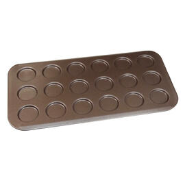 multiform baking sheet • round non-stick coated | 18-cavity | mould size Ø 4 x 5 mm L 345 mm W 180 mm product photo