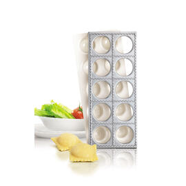 ravioli mould aluminium 10-cavity  L 300 mm  B 107 mm  H 20 mm product photo
