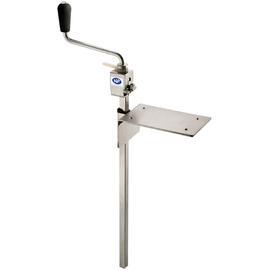 tin opener table unit | to be bolted stainless steel H 780 mm | one-piece head product photo