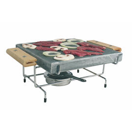 grill stone heater with rack  L 355 mm  x 265 mm  H 135 mm product photo