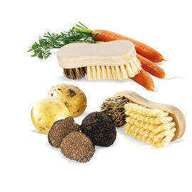 vegetable brush|truffle brush  | bristles made of natural material  L 125 mm product photo