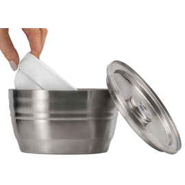 warming container Souper with lid stainless steel double-walled Ø 140 mm H 80 mm product photo