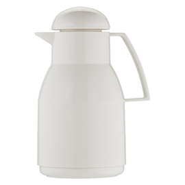 vacuum jug TOP 1 ltr white glass insert screw cap  H 258 mm domed lid product photo
