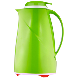 vacuum jug Wave Push 1.5 ltr kiwi green glass insert pressure cap | one-hand operation product photo