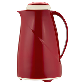 vacuum jug WAVE maxi 1.5 ltr red vacuum -  tempered glass screw cap  H 275 mm product photo