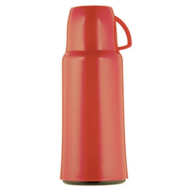 vacuum flask ELEGANCE 1 ltr red glass insert screw cap  H 294 mm product photo