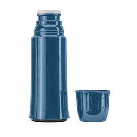 vacuum flask 0.5 ltr taubenblau screw cap product photo