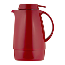 vacuum jug SERVITHERM 0.6 ltr red shiny vacuum -  tempered glass screw cap  H 202 mm product photo