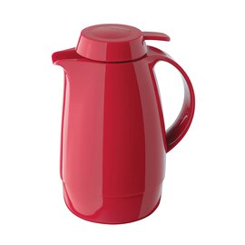 vacuum jug SERVITHERM 0.6 ltr red shiny vacuum -  tempered glass screw cap  H 202 mm product photo