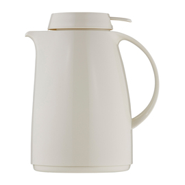 vacuum jug SERVITHERM 1 ltr white shiny vacuum -  tempered glass screw cap  H 225 mm product photo