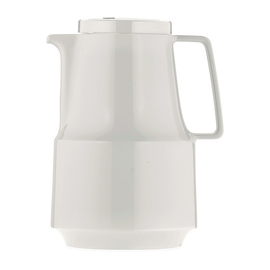 vacuum jug BUFFET 1 ltr white shiny glass insert screw cap  H 222 mm product photo