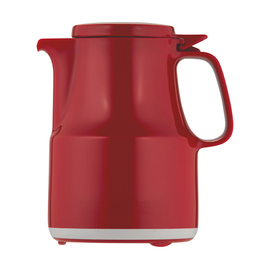 vacuum jug THERMOBOY 0.3 ltr red vacuum -  tempered glass hinged lid  H 167 mm product photo