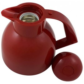vacuum jug 1.0 ltr red push button closure | one-hand operation product photo  S