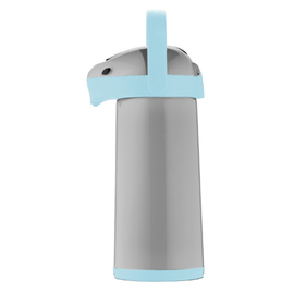 vacuum pump jug AIRPOT 1.9 ltr blue grey shiny vacuum -  tempered glass pressure cap  H 370 mm product photo