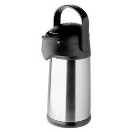 vacuum pump jug PIPE 2.5 ltr stainless steel pressure cap  H 338 mm product photo