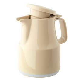 vacuum jug THERMOBOY 0.3 ltr beige vacuum -  tempered glass hinged lid  H 167 mm product photo