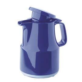 vacuum jug THERMOBOY S+ 0.6 ltr plastic dark blue hinged lid  H 191 mm product photo