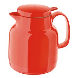 vacuum jug MONDO PUSH 1 ltr red shiny glass insert screw cap  H 193 mm product photo