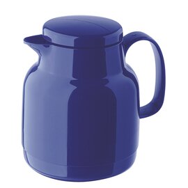 vacuum jug MONDO 1 ltr dark blue shiny glass insert screw cap  H 193 mm product photo