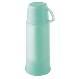 vacuum flask KARIBIK 0.75 l turquoise glass insert screw cap  H 294 mm product photo