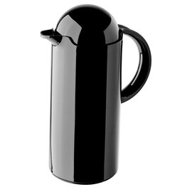 vacuum jug SKYLINE 1 ltr black shiny glass insert screw cap  H 282 mm product photo