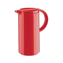 vacuum jug PRONTO 1 ltr red shiny glass insert screw cap  H 243 mm product photo