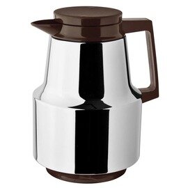 vacuum jug SWING COMFORT 1 ltr stainless steel stainless steel coloured|brown glass insert screw cap  H 225 mm product photo
