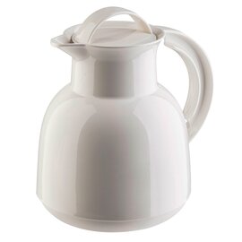 vacuum jug SALTO 1 ltr white shiny glass insert screw cap  H 212 mm product photo