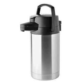 vacuum pump jug COFFEESTATION 2.5 ltr stainless steel pressure cap  H 327 mm product photo