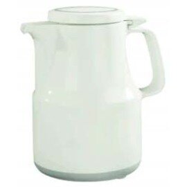vacuum jug THERMOBOY S+ 0.3 ltr plastic white hinged lid  H 167 mm product photo