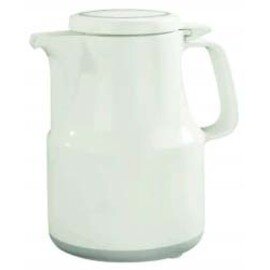 vacuum jug THERMOBOY S+ 0.6 ltr plastic white hinged lid  H 191 mm product photo