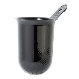 tea strainer plastic black product photo