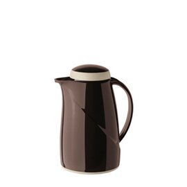 vacuum jug WAVE Mini 0.6 ltr cappuccino coloured vacuum -  tempered glass screw cap  H 220 mm product photo