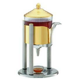 honey dispenser model in golden colour ELEGANCE 1 ltr  | handling per lever  L 235 mm  H 350 mm product photo