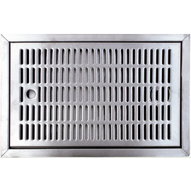 inlet drip tray stainless steel | 440 mm x 240 mm product photo
