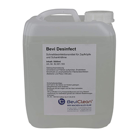 quick tap disinfection Bevi Desinfect liquid | 5 liters canister product photo