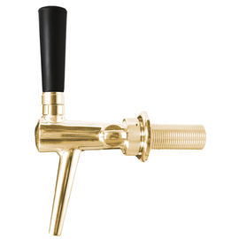 compensator tap C-TAP stainless steel golden | foam button | threaded socket 35 mm product photo