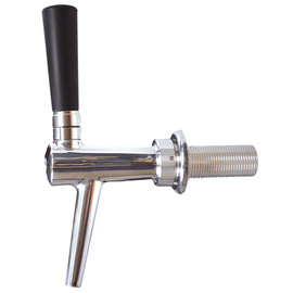 piston tap C-TAP stainless steel polished NW Ø 10 mm | threaded socket 55 mm product photo