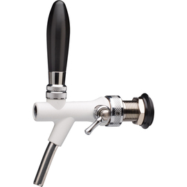 compensator tap plastic stainless steel white | threaded socket 55 mm product photo