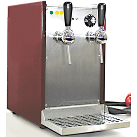 mulled wine dispenser red 2 pipe 400 volts incl. heated taps | drip tray product photo