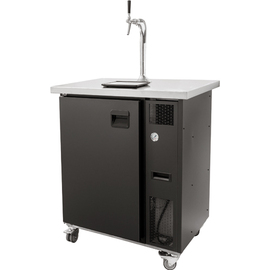 mobile beer counter BB900S anthracite 1 pipe 230 volts with beer pressure system | dispensing column | drip tray product photo  S