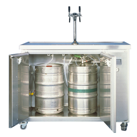 mobile counter MT2S 2 pipe with beer dispensing system 230 volts product photo