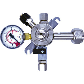 CO2 pressure regulator OXYTURBO MAJOR PLUS, 1-sided, 3 bar for beer bar BB900 product photo