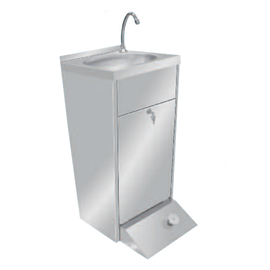 hand wash sink floor model • foot pump | 400 mm x 510 mm H 850 mm product photo