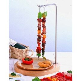 skewer holder POBX01 stainless steel wood | 1 branch | 310 mm  x 270 mm  H 430 mm product photo