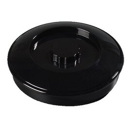 Tortilla heat container, Ø 20 cm, black, polycarbonate, temperature-resistant up to 100 ° C, easily closed lid, stackable, dishwasher safe product photo
