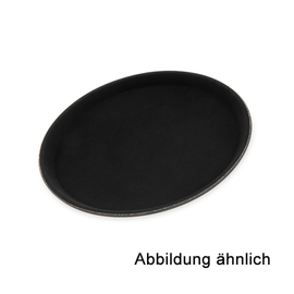 CLEARANCE | Serving tray round, Grip ™ Tray, Ø 28 cm, black, surface rubberized product photo