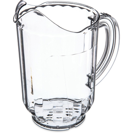 pitcher VERSAPOUR plastic polycarbonate transparent with printable window 1770 ml H 210 mm product photo